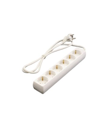 Base Múltiple 6 Tomas T.T. 3 Metros Blanca