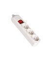 Base de Superficie 3 Tomas T.T. con Interruptor Solera 8003IL