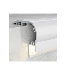 Perfil de Aluminio Kuf 2 Metros 2000 x 80 x 50H mm