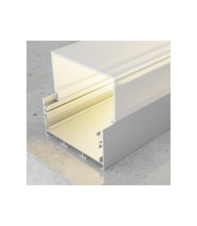 Perfil de Aluminio Traken 2 Metros 2000 x 45 x 42H mm