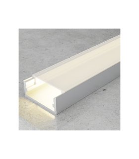 Perfil de Aluminio Trake 2 Metros 2000 x 30 x 11H mm
