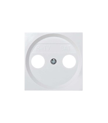 Tapa Toma R-TV + SAT Simon 28 Blanca 55 x 55 mm 28053-30