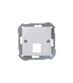 Tapa para daptador 1 RJ-45 AMP Simon 28 Blanco con Guardapolvo 55 x 55 mm 28085-30