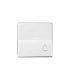 Tecla Individual con Grabado Campana Simon 28 Blanca 28017-30