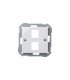 Placa de Voz y Datos 2 RJ45 AMP Blanca Simon 28 con Guardapolvo 28089-30