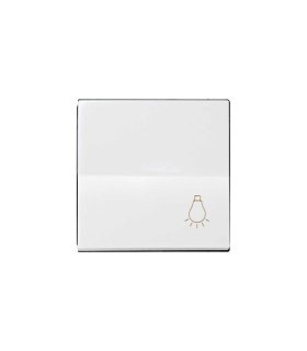 Tecla Individual con Grabado Luz Blanca Simon 28 28018-30