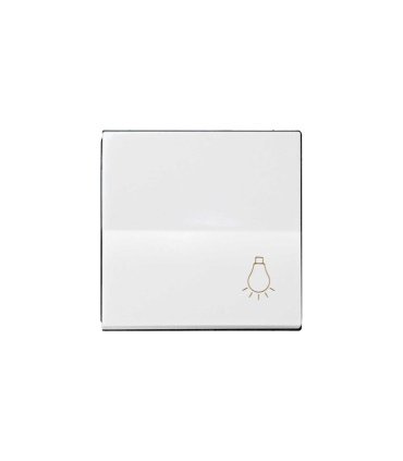 Tecla Individual con Grabado Luz Blanca Simon 28 28018-30