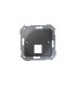 Adaptador 1 RJ-45 AMP Simon 28 Grafito con Guardapolvo 55 x 55 mm 28085-38