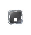Adaptador 1 RJ-45 AMP Simon 28 Grafito con Guardapolvo 55 x 55 mm 28085-38