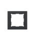 Placa 1 Elemento Simon 28 Grafito 86 x 86 mm 28610-38