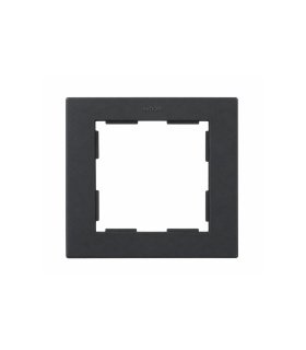 Placa 1 Elemento Simon 28 Grafito 86 x 86 mm 28610-38
