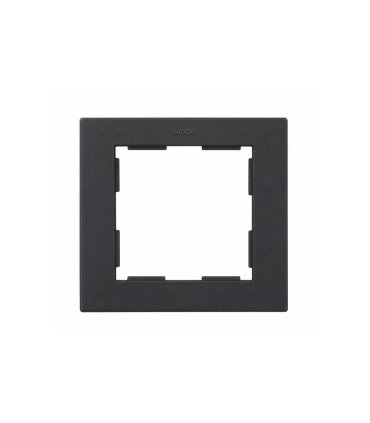 Placa 1 Elemento Simon 28 Grafito 86 x 86 mm 28610-38
