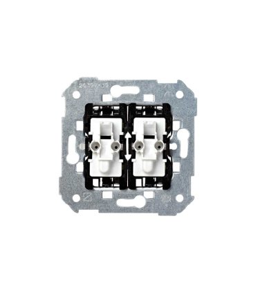 Grupo de 2 Conmutadores 10 AX 250 V~ con Embornamiento Rápido Simon 28 26397-39