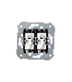 Grupo de 2 Interruptores 10 AX 250 V~ con Embornamiento Rápido Simon 28 26398-39