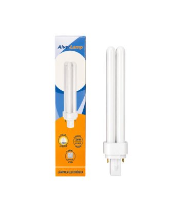 Lámpara de 2 pines AlverLamp 26W 4100k