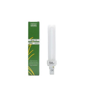 Lámpara de 2 pines 26W G24d-3 1170 Lm Biax D