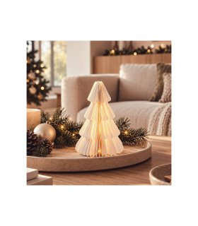Árbol de Navidad LED Likasi con Batería 3000K Blanco Cálido