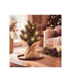 Árbol de Navidad LED Pine con Batería 3000K Verde