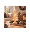 Árbol de Navidad LED Wood de Madera 3000K con Pilas
