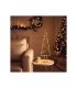 Árbol de Navidad LED Gold Dorado 3000K con Pilas