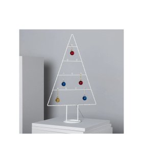 Árbol de Navidad LED Blanco 61 cm 3000K con Pilas