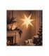 Estrella LED de Papel Hadar 75 cm 2700K con Pilas