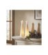 Set de 2 Velas Navideñas LED de Cera Solara 26 cm con Pilas