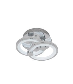 Plafón LED 32W regulable con mando cromo Sydney
