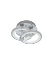 Plafón LED 32W regulable con mando cromo Sydney