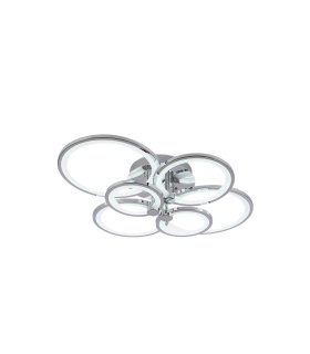 Plafón LED 134W regulable con mando cromo Sydney