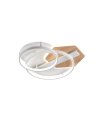Plafón LED 120W Blanco/Haya con Mando Trofa