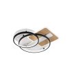 Plafón LED 120W Negro/Madera 10200 lm Azores