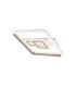 Plafón LED Cuadrado 80W Blanco/Gris 7600 lm Sucre
