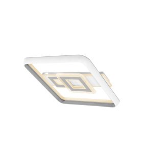 Plafón LED Cuadrado 80W Blanco/Gris 7600 lm Sucre