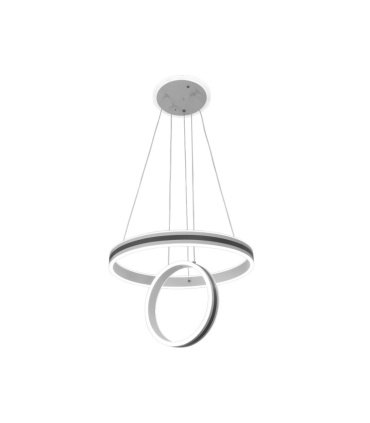 Lámpara Colgante LED 104W Gris 8320 lm Alpes