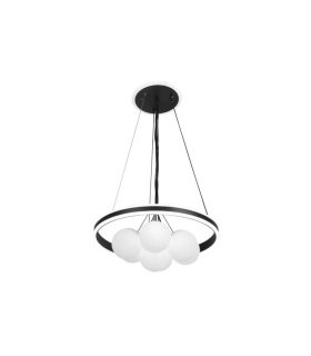 Lámpara Colgante LED 104W Negro 8320 lm Rodano