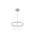 Lámpara Colgante LED 104W Blanco y Gris 8320 lm Rodano