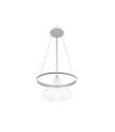 Lámpara Colgante LED 104W Blanco y Gris 8320 lm Rodano