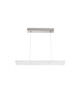 Lámpara de Techo Colgante LED 24W Blanco y Cromo Acrópolis