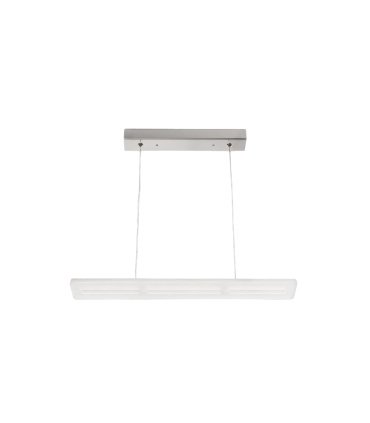 Lámpara de Techo Colgante LED 24W Blanco y Cromo Acrópolis