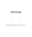 Lámpara de Techo Colgante LED 24W Blanco y Cromo Acrópolis