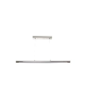 Lámpara Colgante LED Tubular 16W Cromo 71 cm Giza
