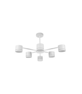 Lámpara de Techo 6 Luces LED GX53 Blanca Ortiga 54W