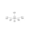 Lámpara de Techo 6 Luces LED GX53 Blanca Ortiga 54W