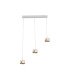 Lámpara Colgante LED 3 Luces Blanco Oro GX53 27W 2400 lm Domenica
