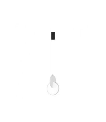 Lámpara Colgante LED Negro y Blanco 17W 6500K 2380 lm Carlota