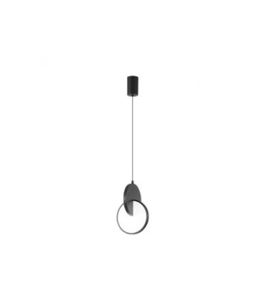 Lámpara Colgante LED Negro 17W 6500K 2380 lm Carlota