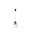 Lámpara Colgante LED Negro 17W 6500K 2380 lm Carlota