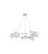 Lámpara Colgante Circular Blanca 15 Luces G9 73x73 cm Lozolla