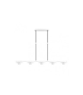 Lámpara Lineal LED 5 Luces 30W 4000K Blanco y Plata 104x15 cm Ciudad del Cabo